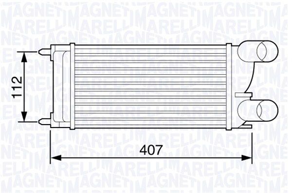 MAGNETI MARELLI Интеркулер 351319203550